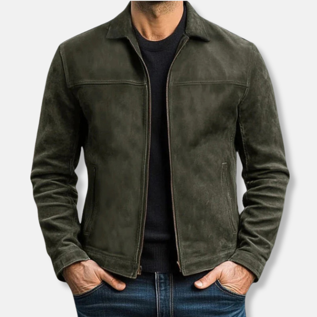 Wavlynn men's casual polyester jacket with button closure sleek modern slim fit versatile everyday