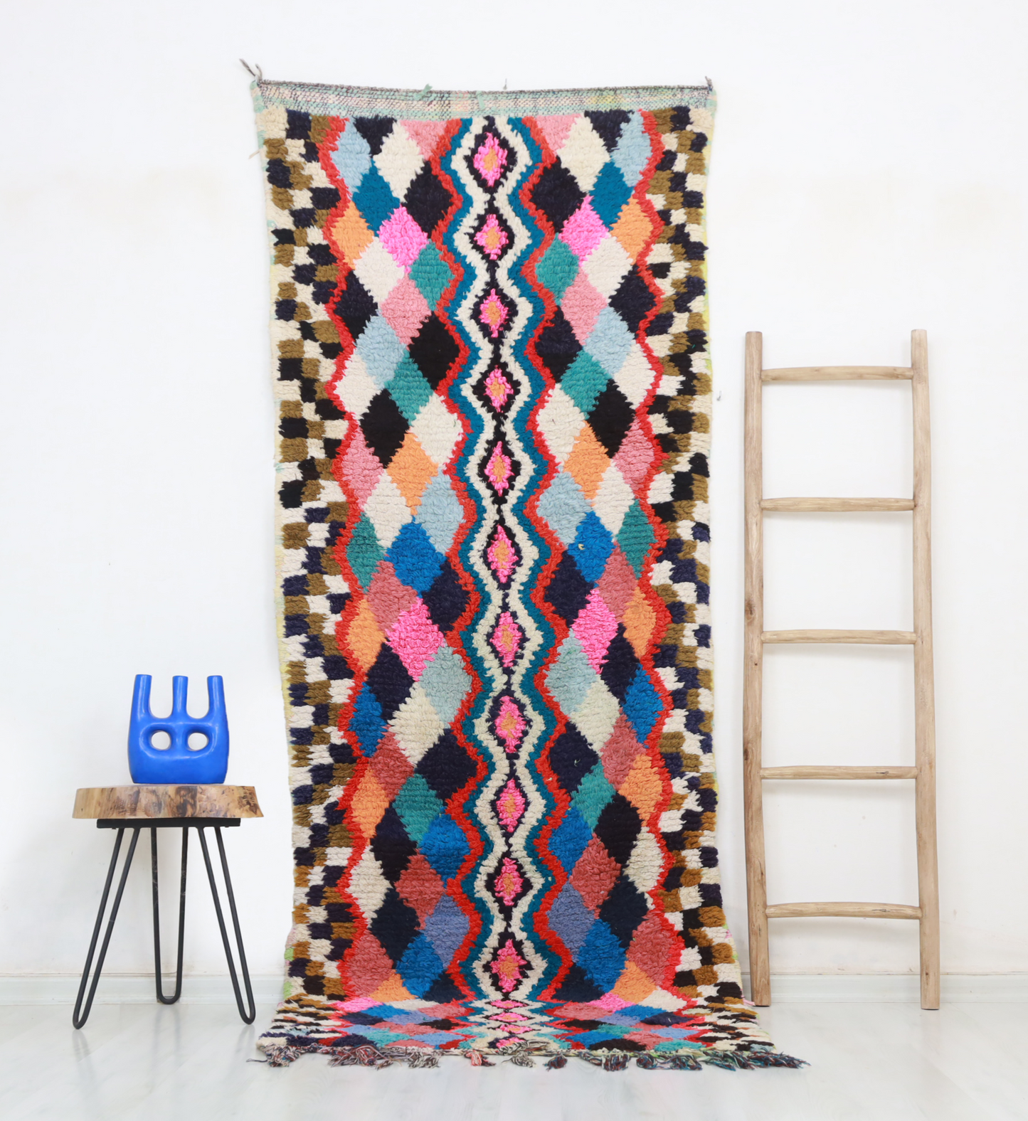 Ahaszi Moroccan Rug 3'3" x 8'9" - Wavlynn