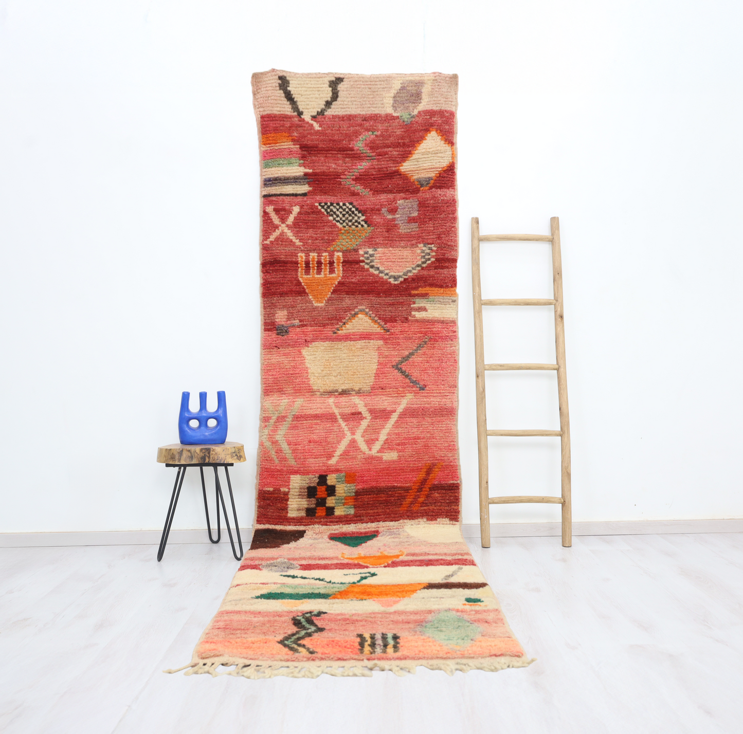 Tansela Moroccan Rug 2'6" x 11'6" - Wavlynn