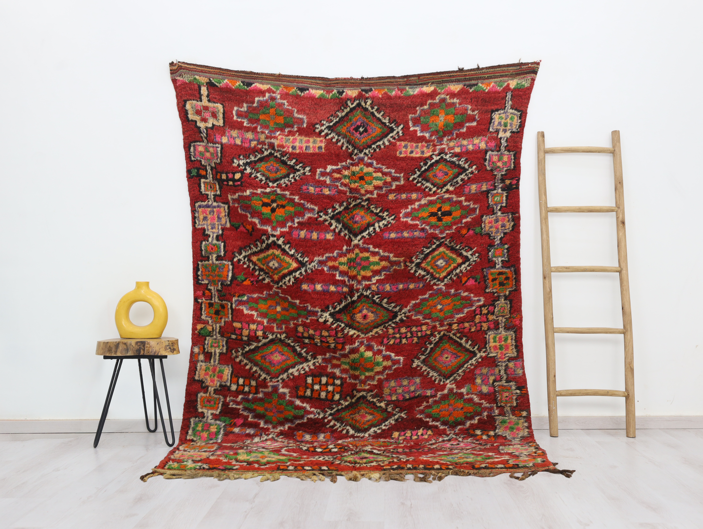 Tifella Vintage Moroccan Rug 5'7" x7'8" - Wavlynn