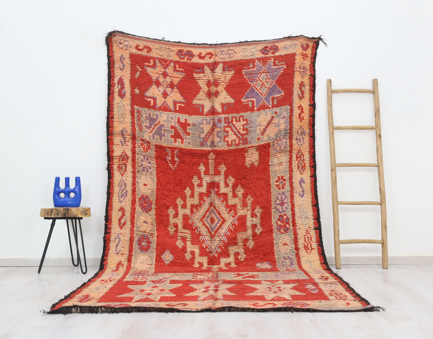 Talaya Vintage Moroccan Rug 5'6" x10'1" - Wavlynn