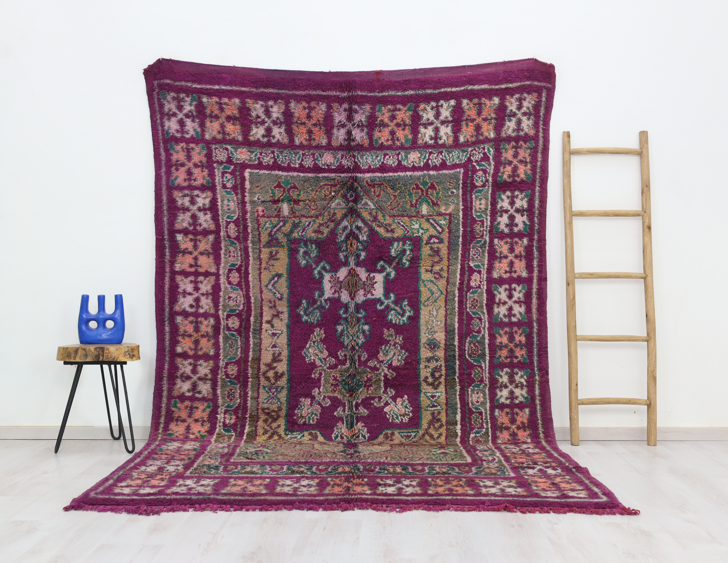 Tifuklin Vintage Moroccan Rug 6'2" x9'5" - Wavlynn