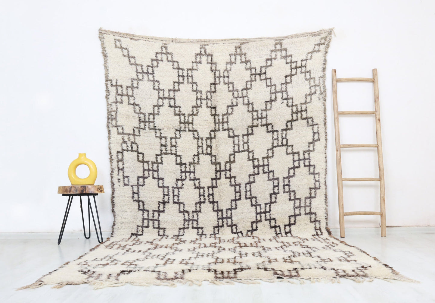 Tamazight Vintage Moroccan Rug 6'4" x 11'1" - Wavlynn