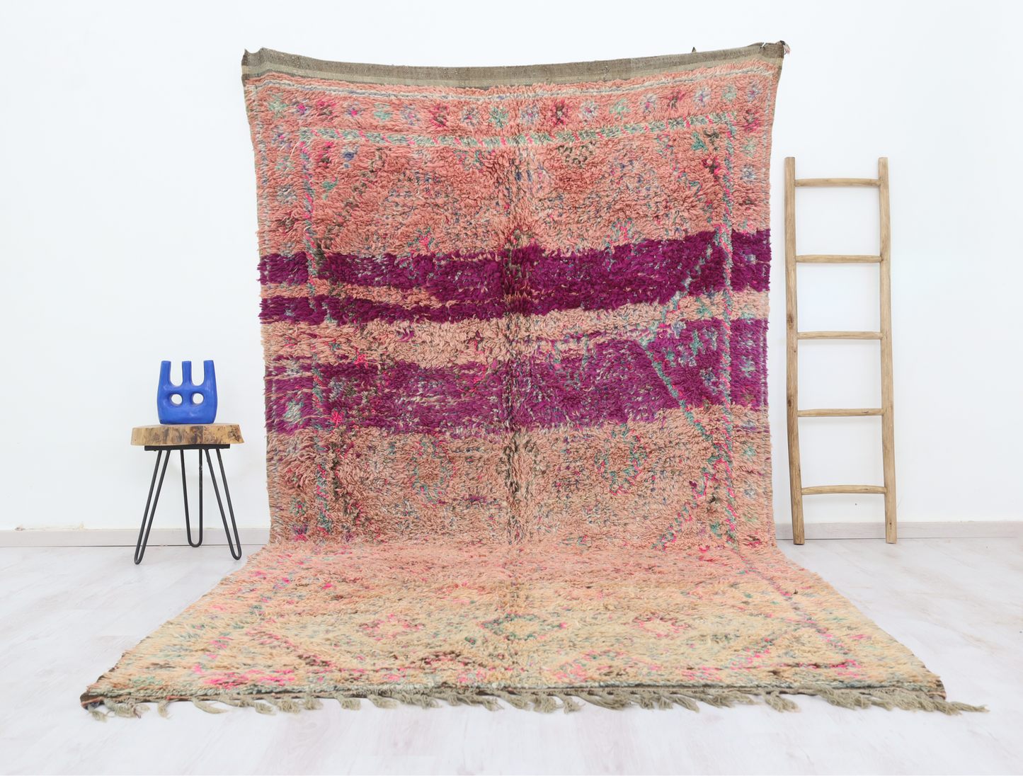 Idhilen Vintage Moroccan Rug 6'0" x11'6" - Wavlynn