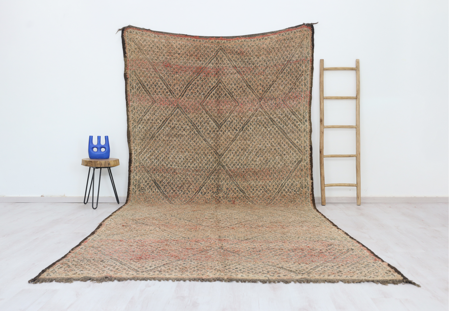 Aknas Vintage Moroccan Rug 6'2" x13'5" - Wavlynn