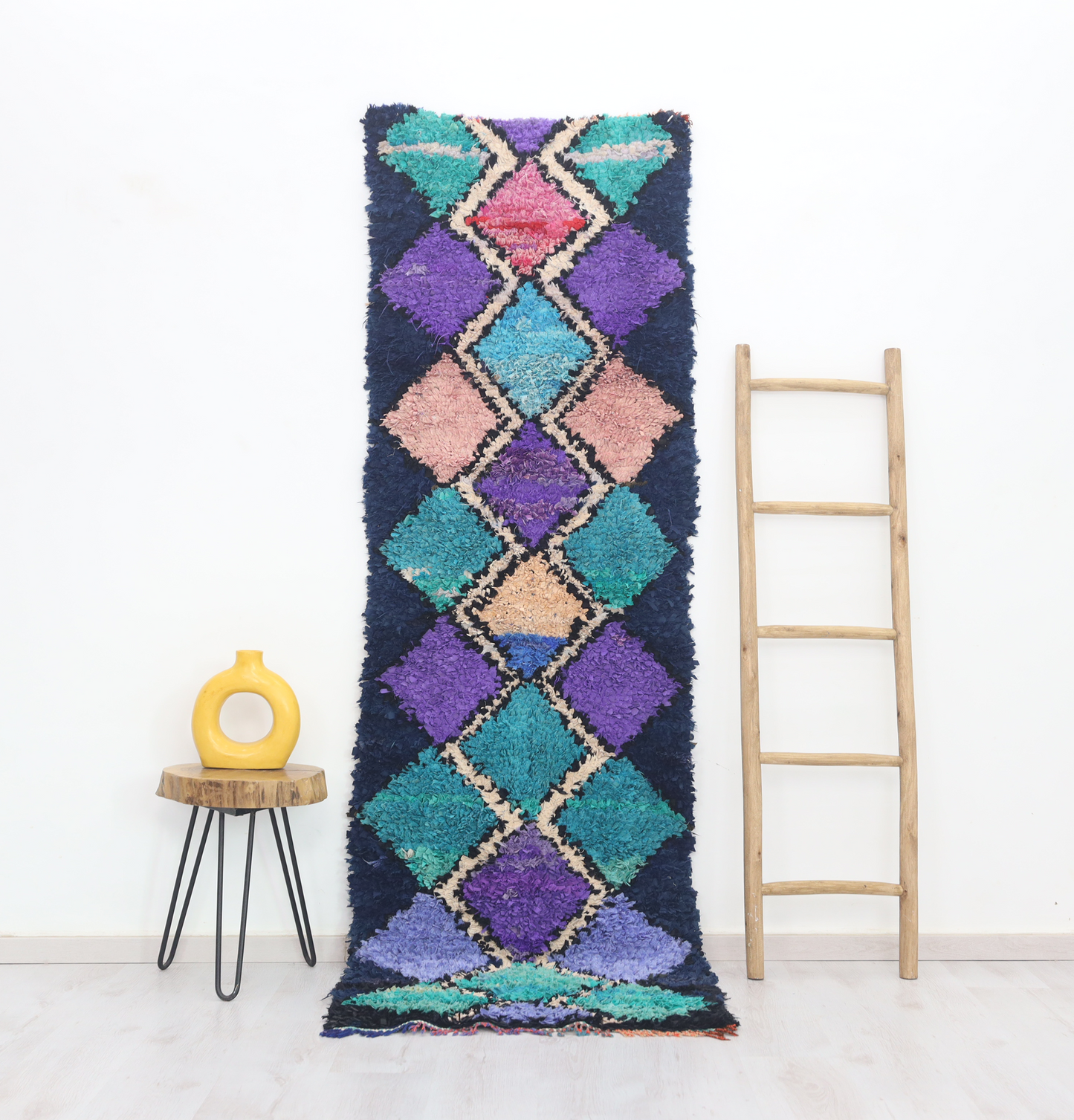 Tifan Moroccan Rug 2'5" x 8'2" - Wavlynn