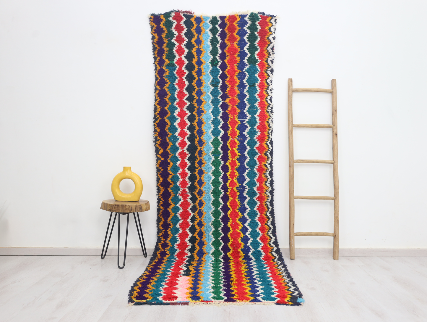 Tabrat Moroccan Rug 3'4" x 9'5" - Wavlynn