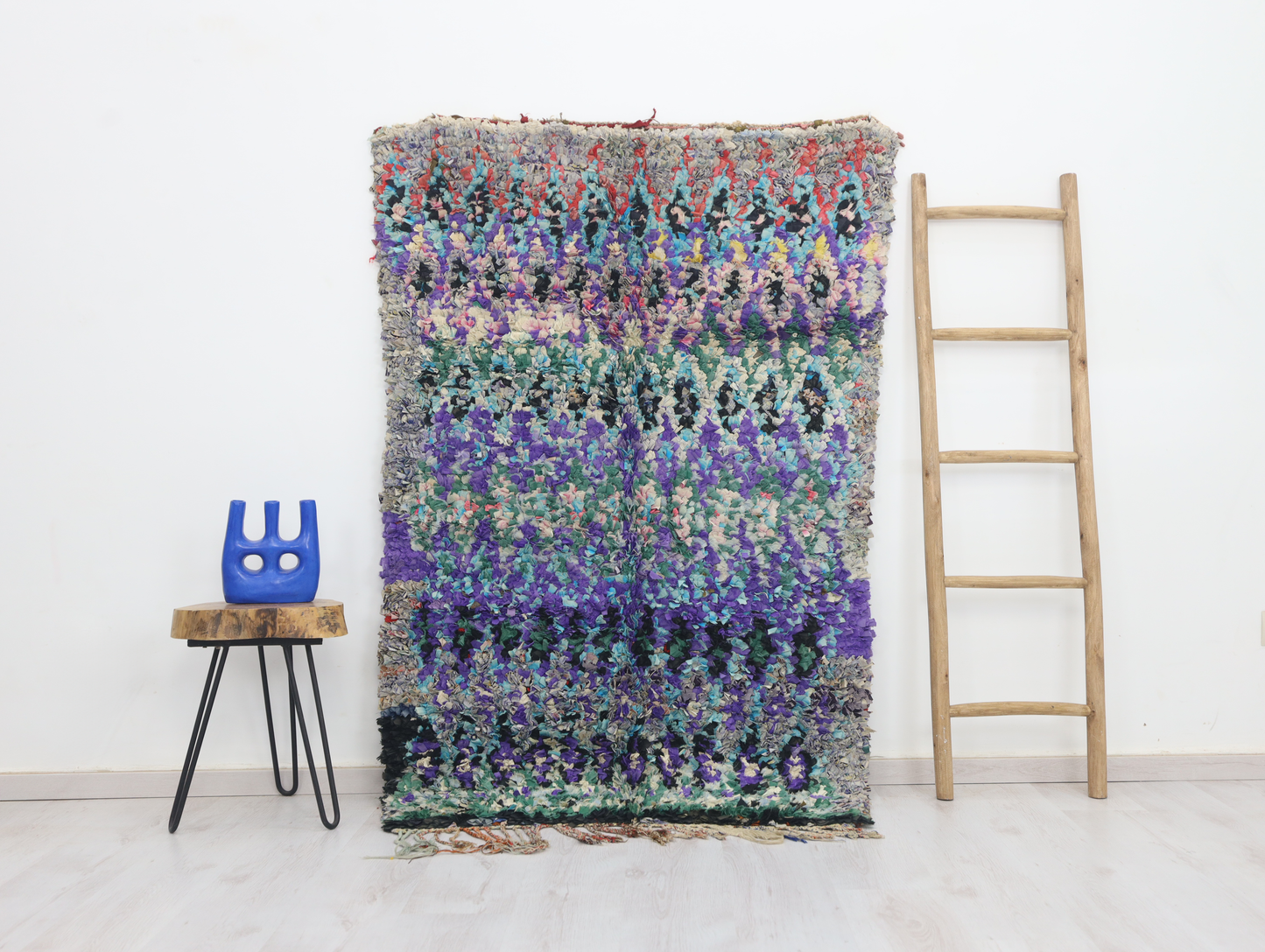 Asirem Moroccan Rug 4'1" x 6'1" - Wavlynn