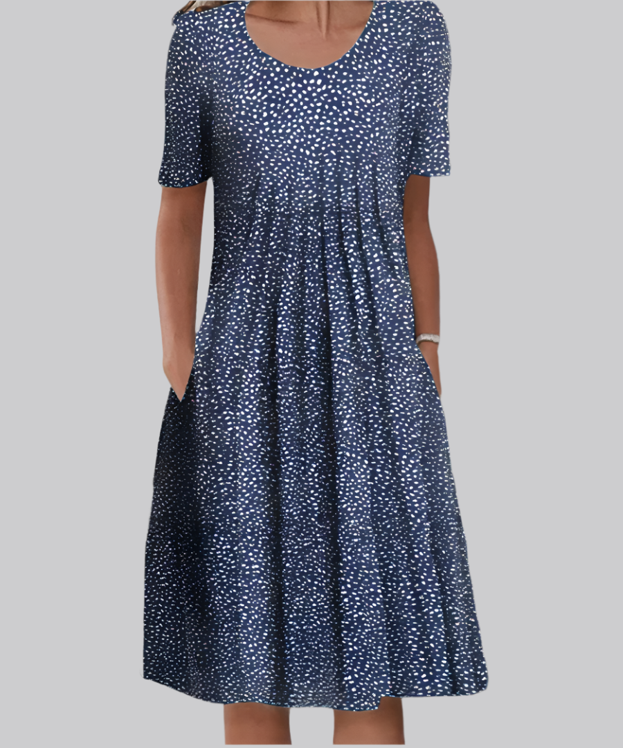 Elegant black Tina™ midi dress with flattering silhouette and breathable fabric for versatile occasions