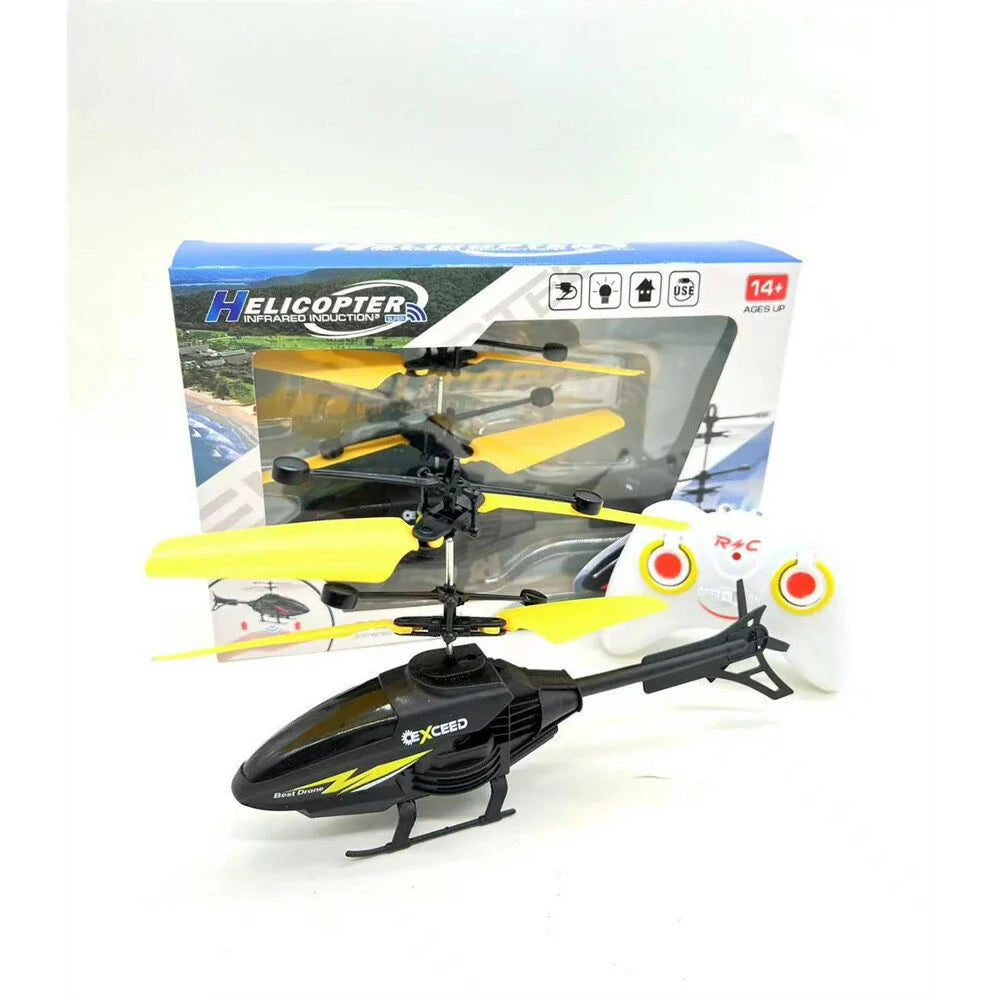Wavlynn USB rechargeable induction RC helicopter for kids indoor outdoor lightweight ABS compact flyer