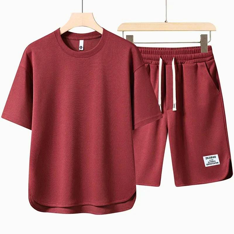 Kensington 1995 oversized two-piece t-shirt and shorts set, lightweight casual warm-weather matching outfit