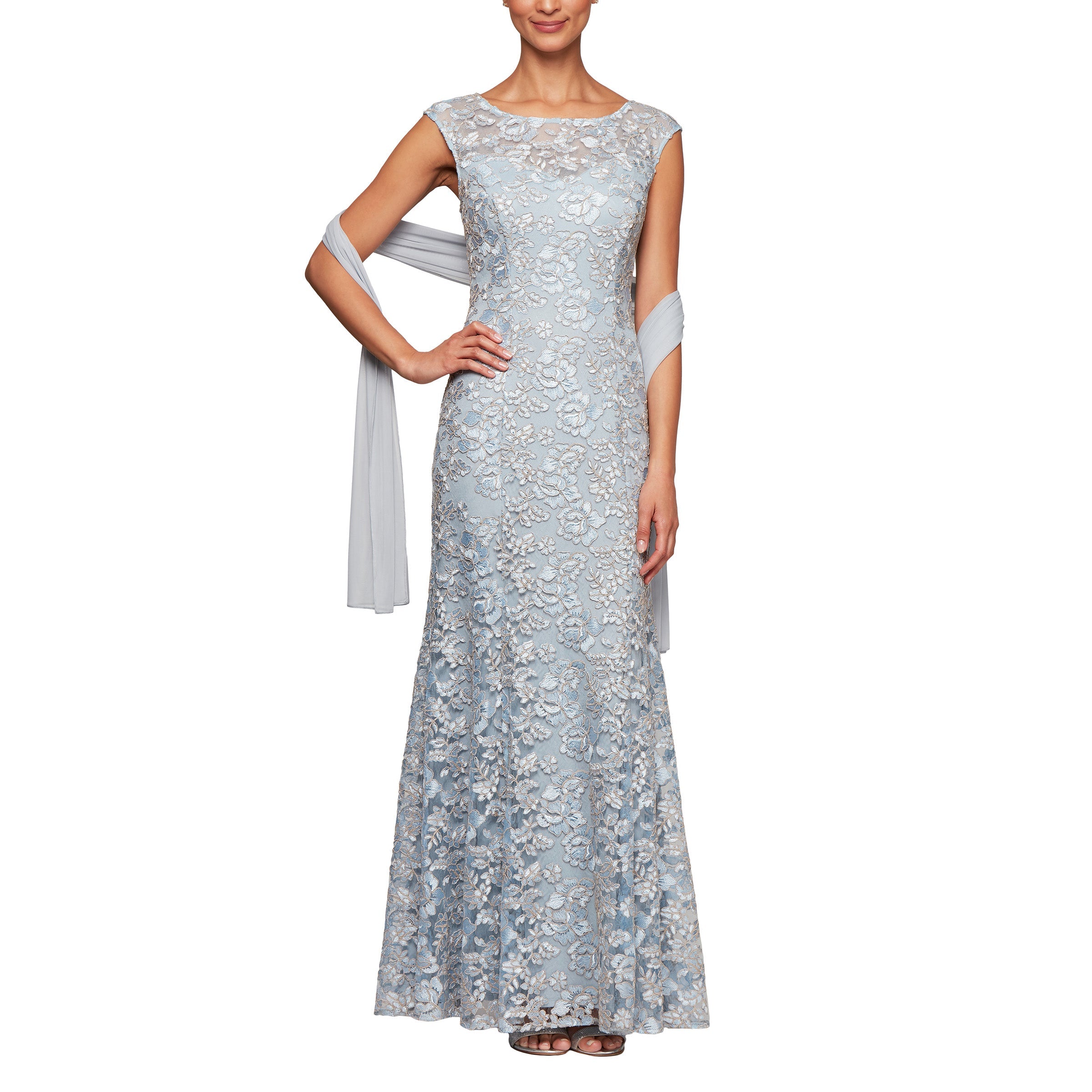 Wavlynn Alex Evenings 8117912 Long Mother Of The Bride Formal Dress