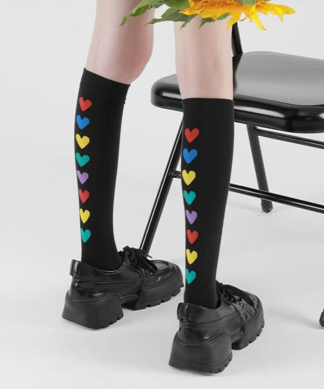 Chaussettes montantes douces en jacquard, nouveautΓ© automne-hiver - Wavlynn