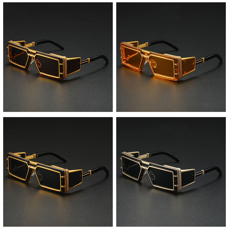 Citadel Shades bold square fortress sunglasses punk luxury streetwear statement eyewear
