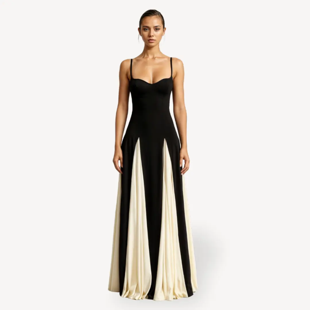 Elegant Satin Evening Dress