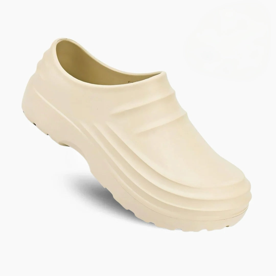 Quinn women's minimalist sandals in neutral tones with supportive straps and elegant slim silhouette