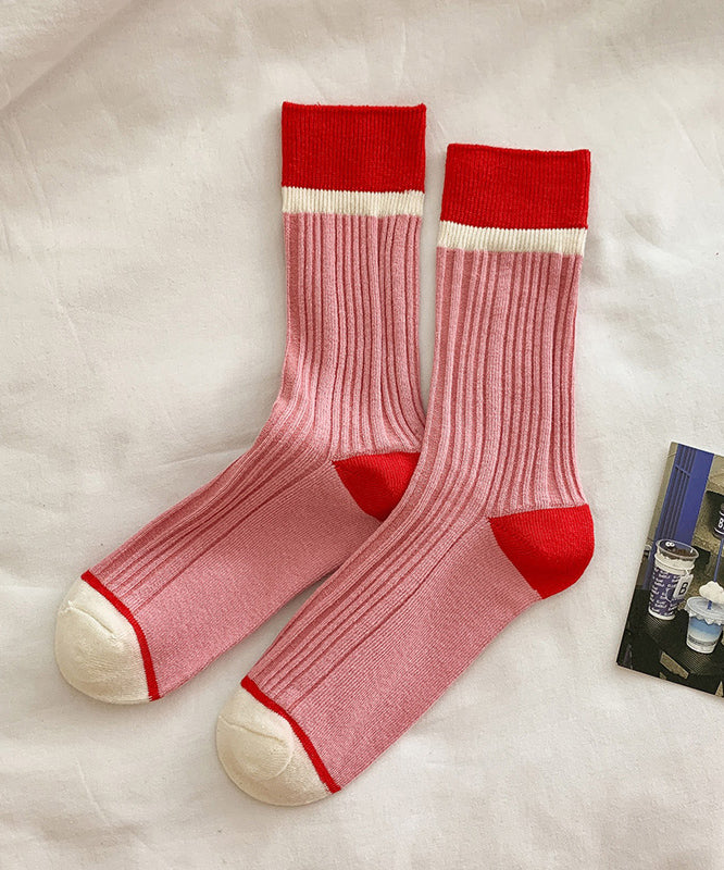 Chaussettes mi-mollet polyvalentes et colorées de style coréen pour l'automne - Wavlynn