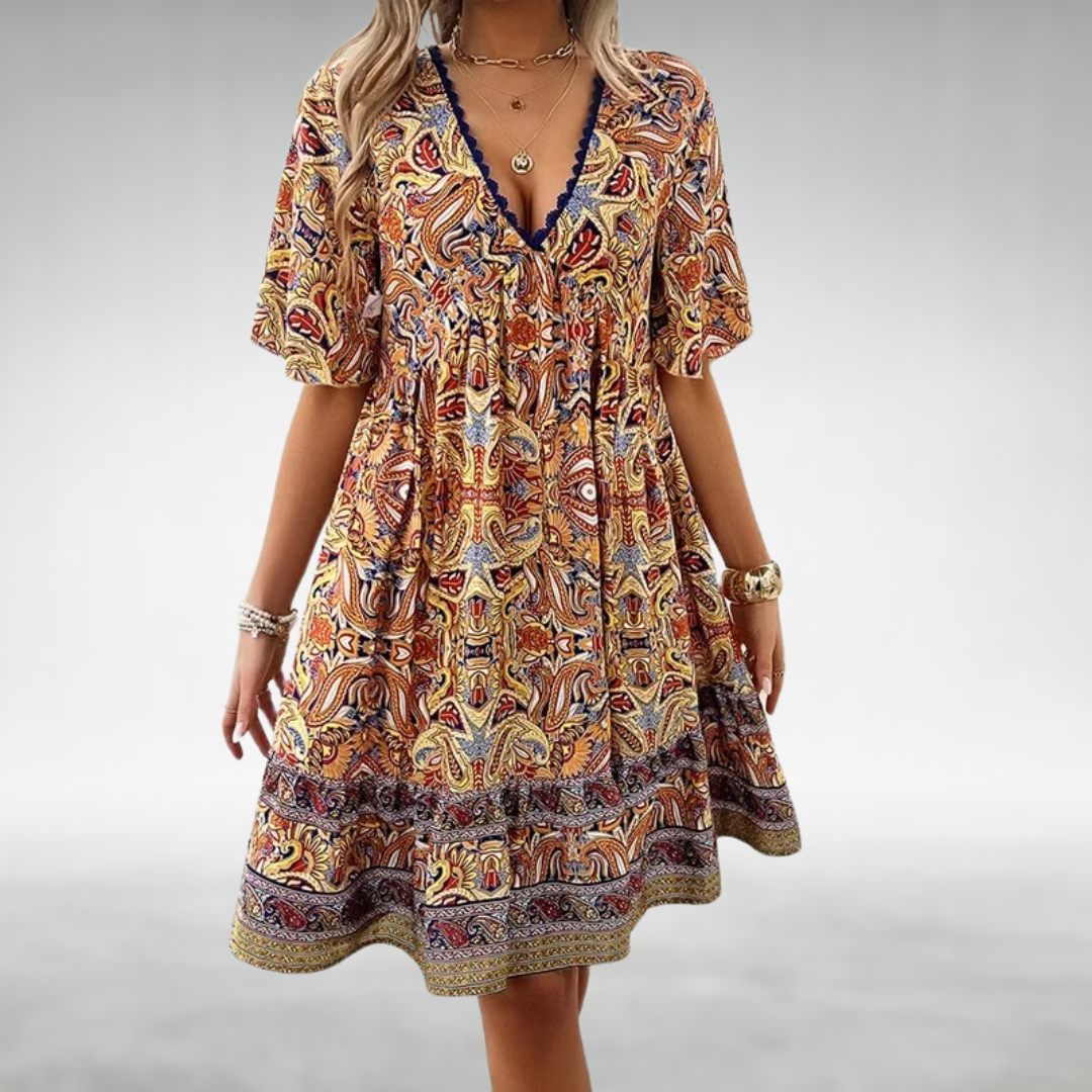 Dahlia women's draped cocktail dress elegant silhouette with flattering figure-enhancing fit