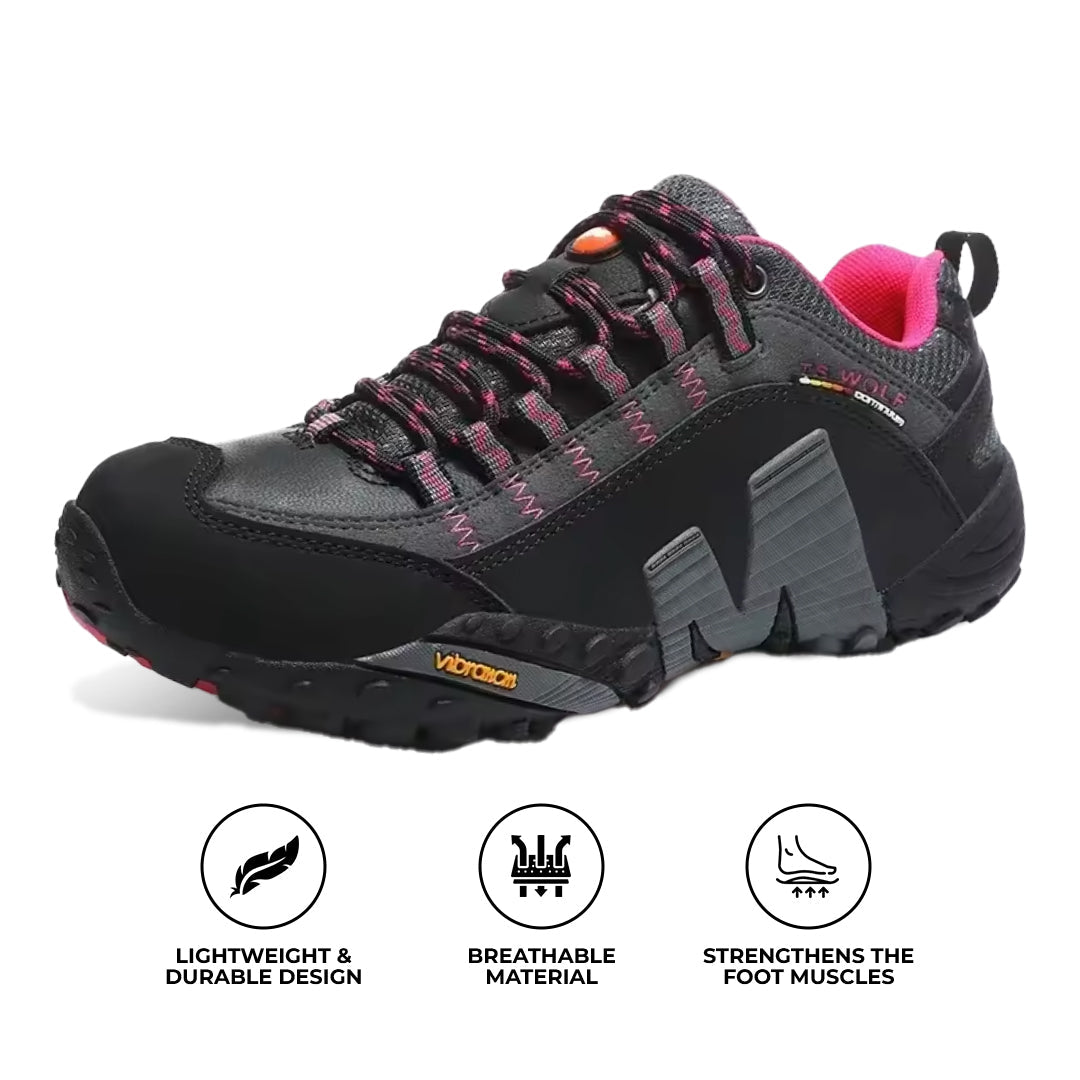 Wavlynn Hike Balance WOLF walking shoes neutral tones flexible support foot-first biomechanical design