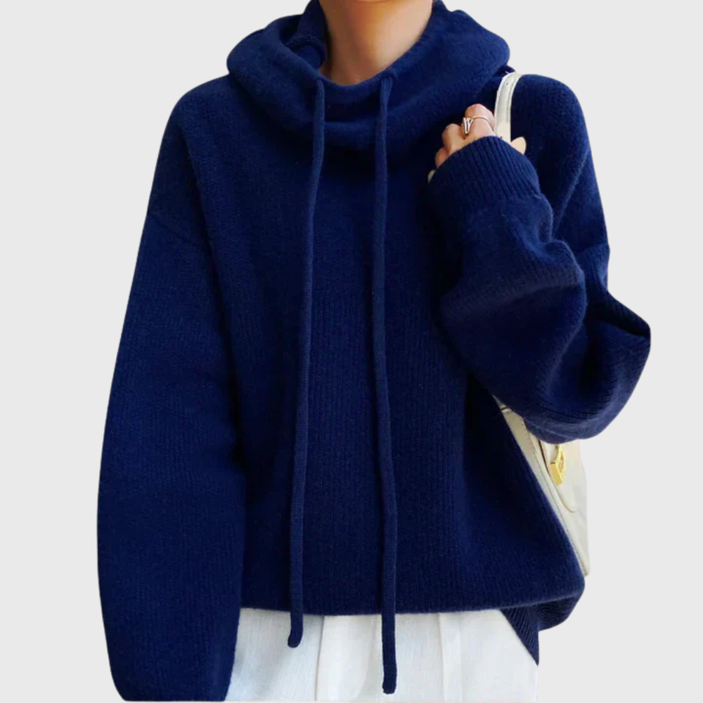 Layla™ cozy relaxed-fit sweater in neutral tones, soft breathable fabric for effortless everyday style