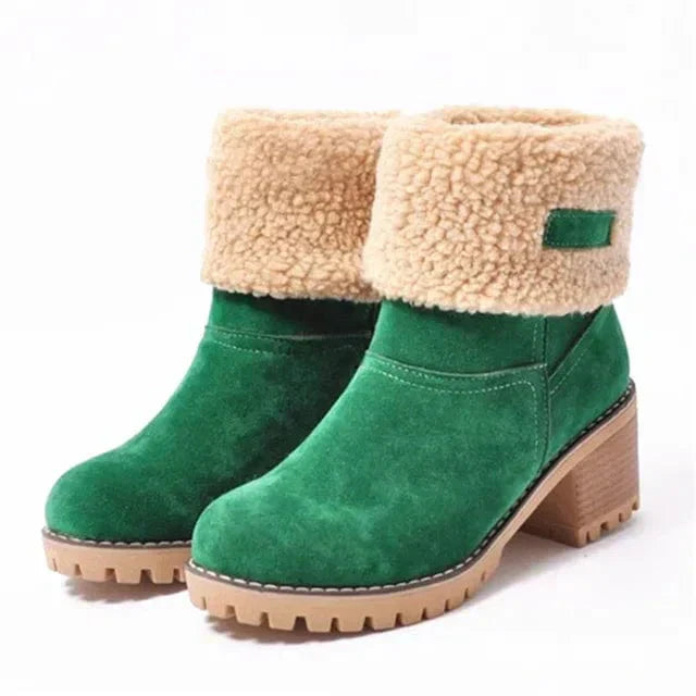 Kie™ mid-calf boots sleek silhouette soft detailing leg-lengthening cozy everyday style