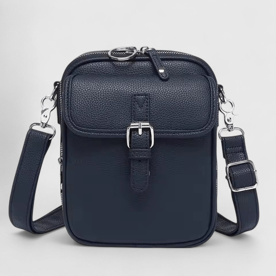 Eydora compact shoulder bag with multiple compartments and smart front pocket for everyday use
