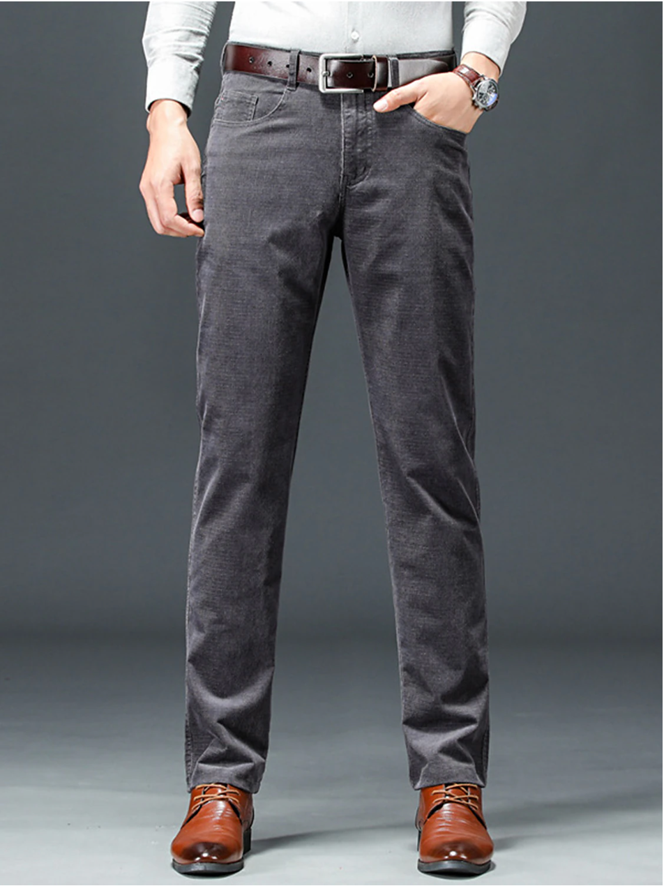 Wavlynn Andrew tan slim fit chino pants tailored silhouette for men work casual wear