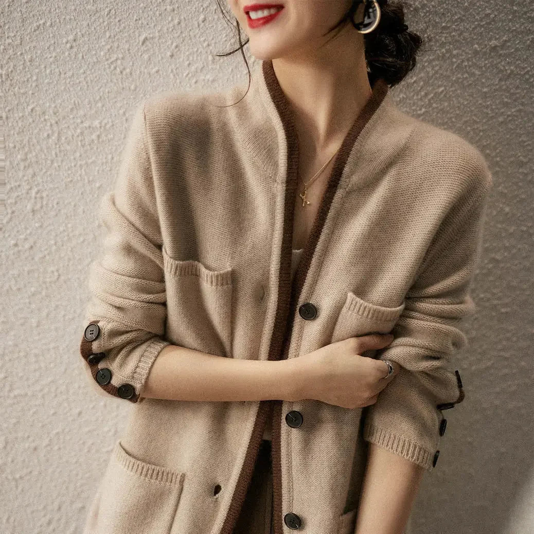 Londyn™ vintage cardigan soft textured knit with nostalgic detailing for timeless layering style