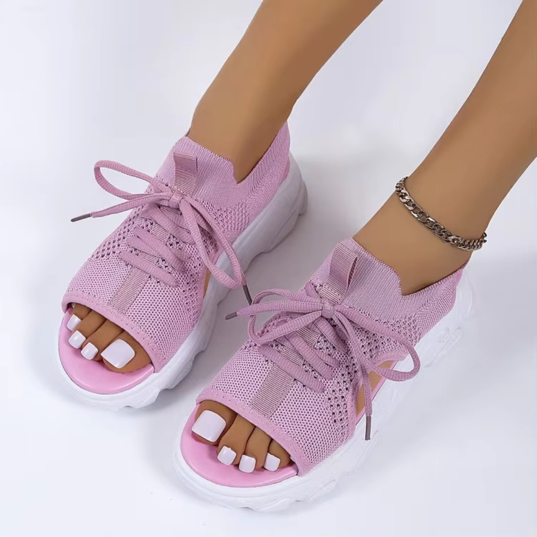Women's orthopedic cushioned sandals with ergonomic arch support, breathable design for all-day comfort