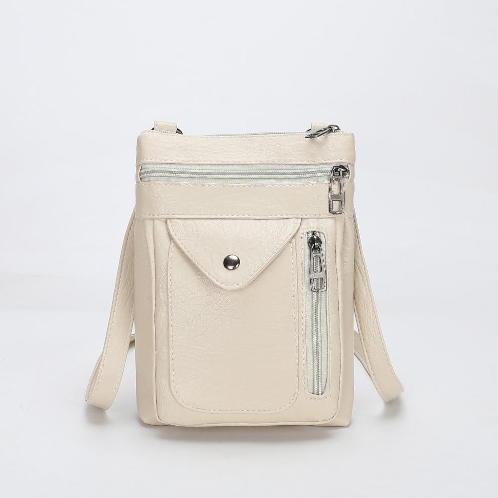 Wavlynn Rebecca vegan leather crossbody shoulder bag with adjustable strap and multiple pockets