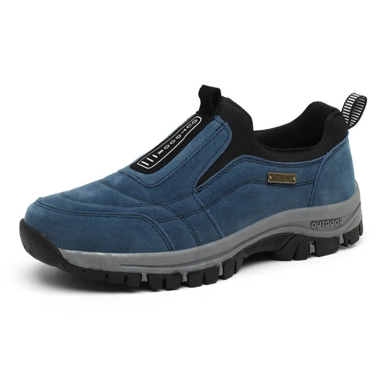 Nordisk Flair Men's Slip On Hiking Shoes With Rugged Sole And Ankle Support For Trail Ready Comfort