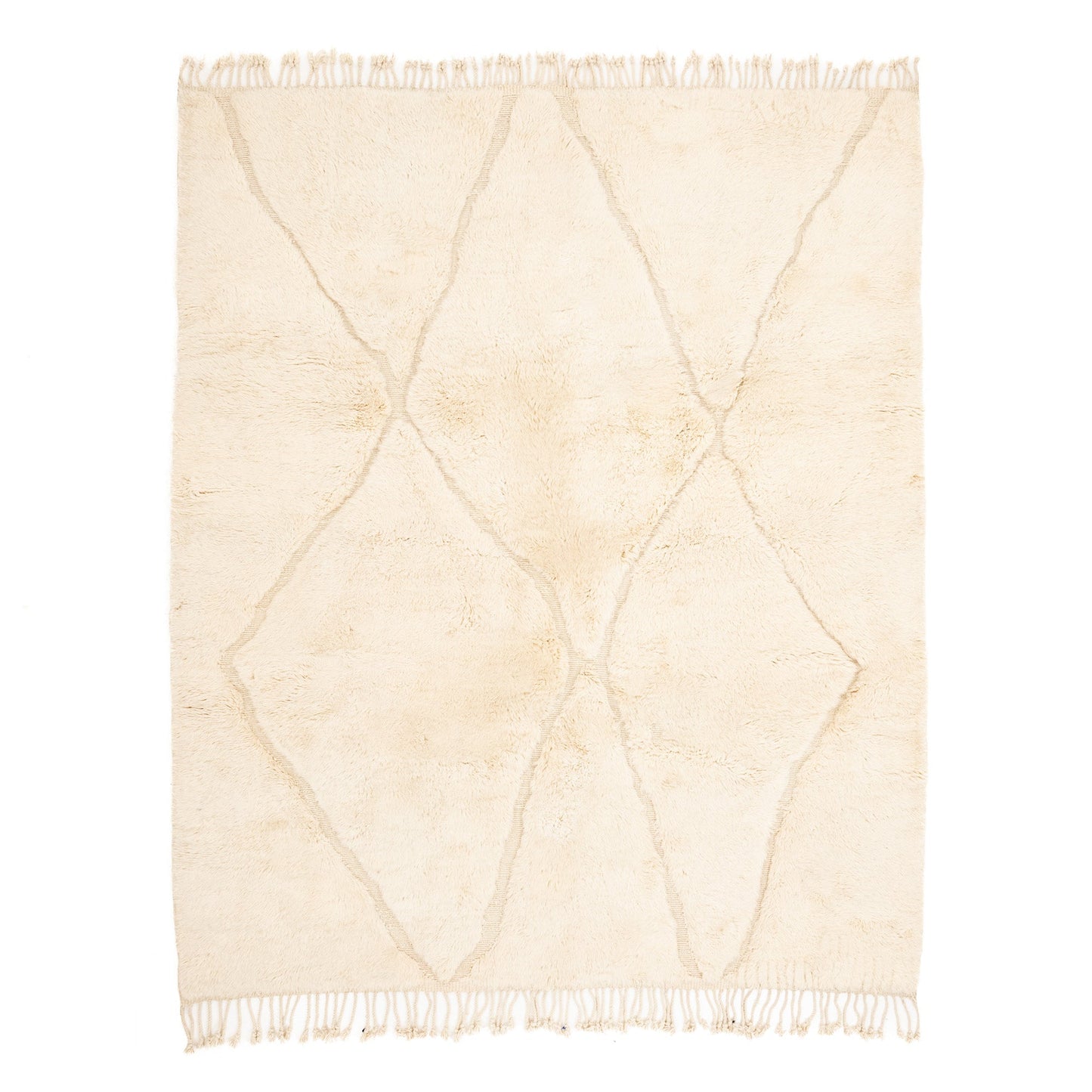 Cross-Roads - Luxury Shag Moroccan Rug - Wavlynn