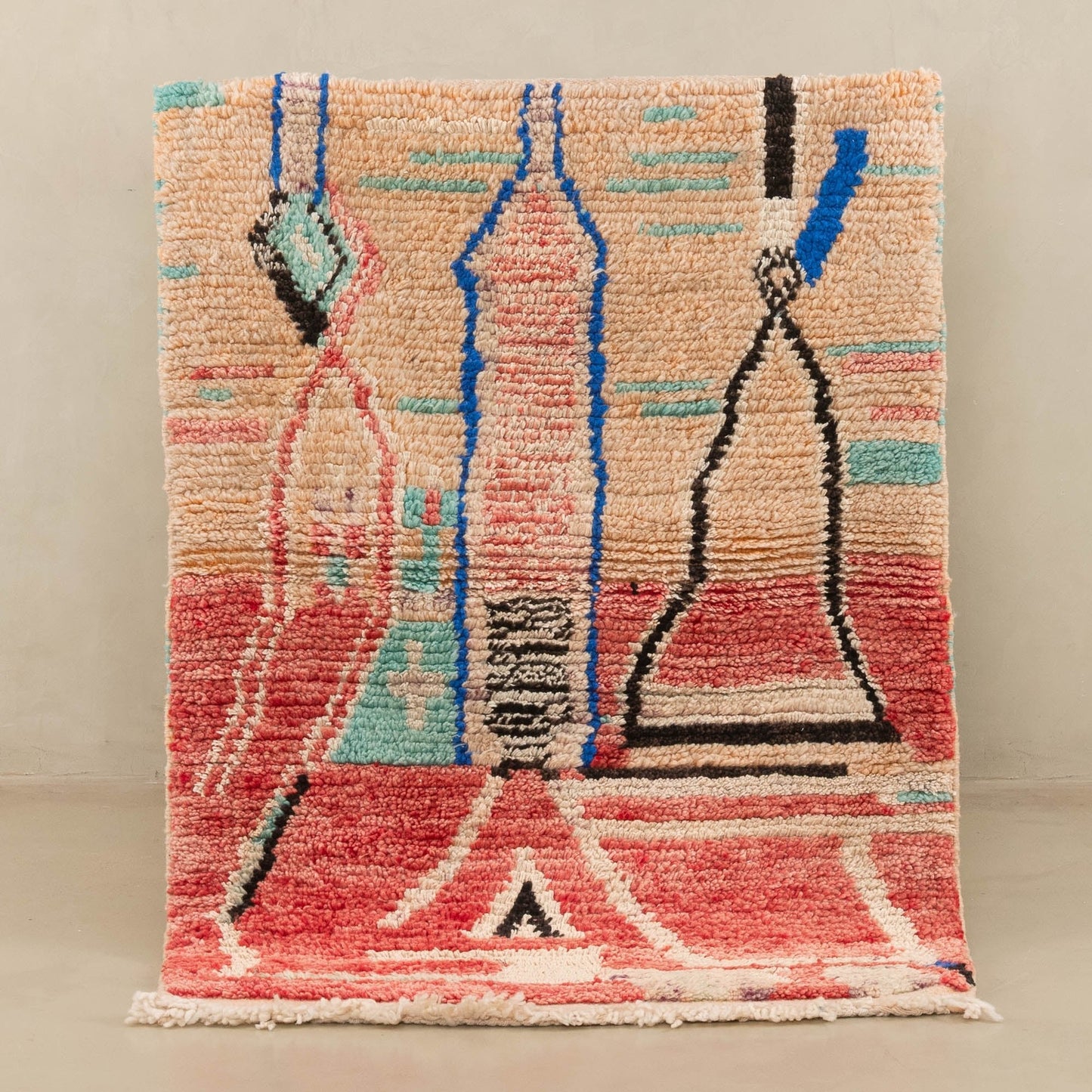 Delina - vintage boujad rug - Wavlynn