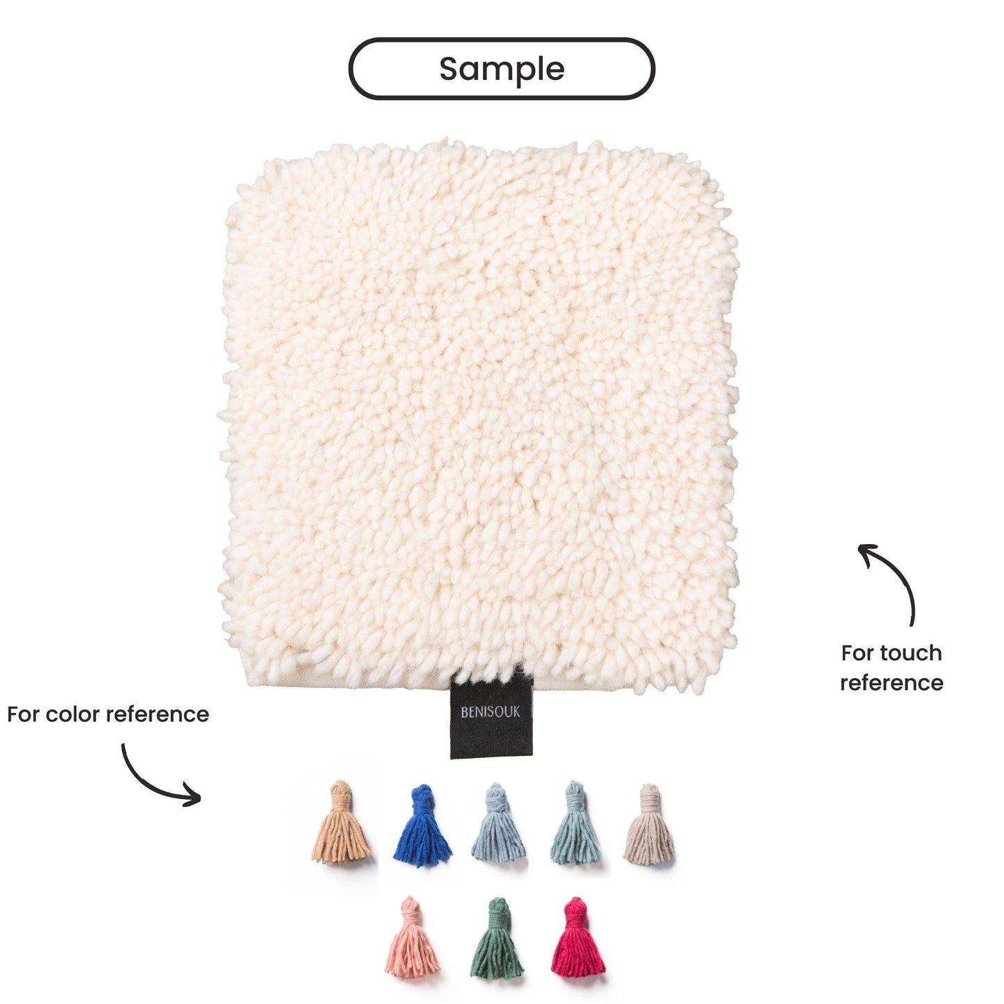 Farah Round - Shag Moroccan rug