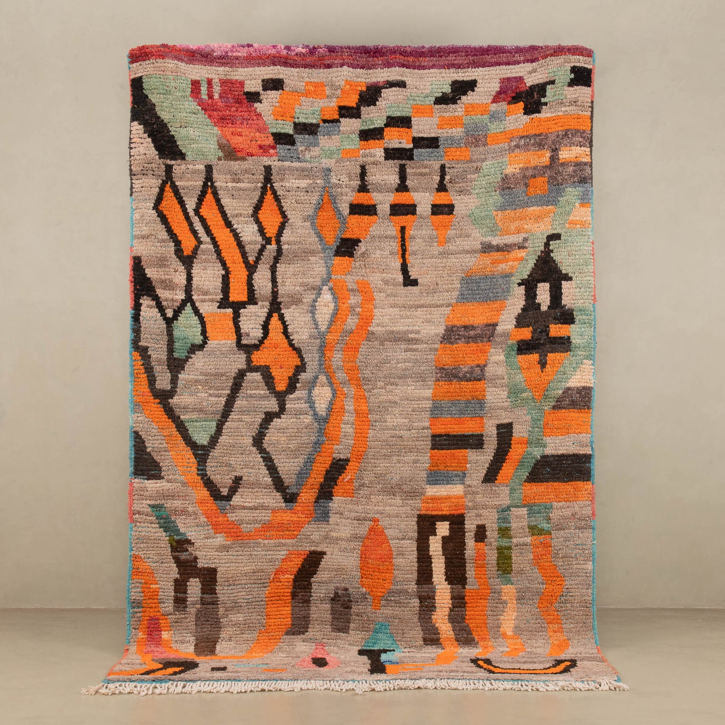 Hassnae - vintage boujad rug - Wavlynn