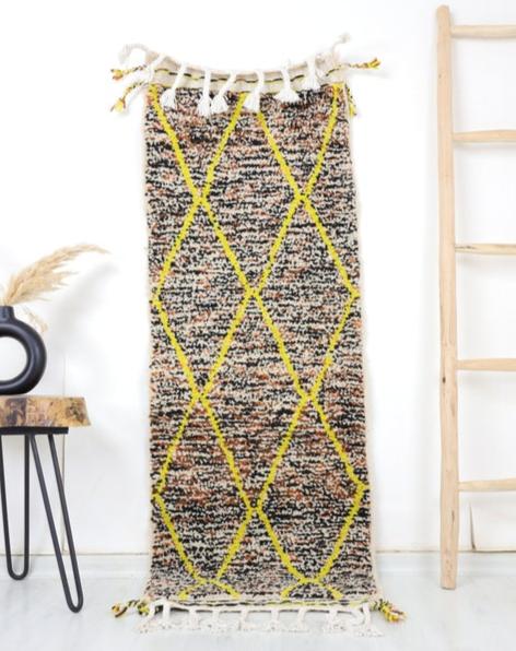 Ghnima Moroccan Rug 1'8" x 5'3" - Wavlynn