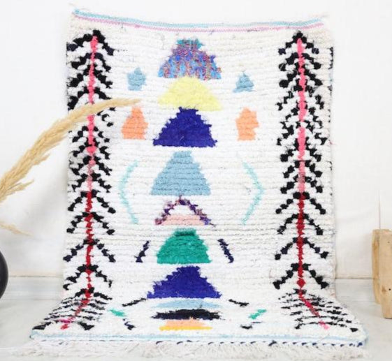 Igider Moroccan Rug 72 cm x 118 cm - Wavlynn