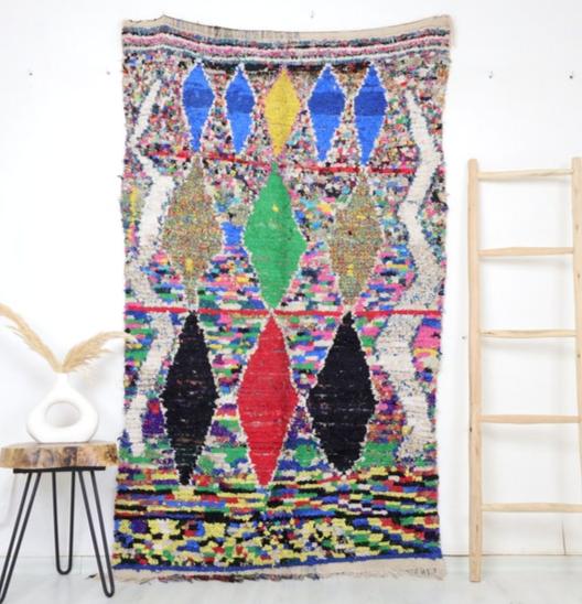 Tala Moroccan Rug 3'9" x 6'0" - Wavlynn