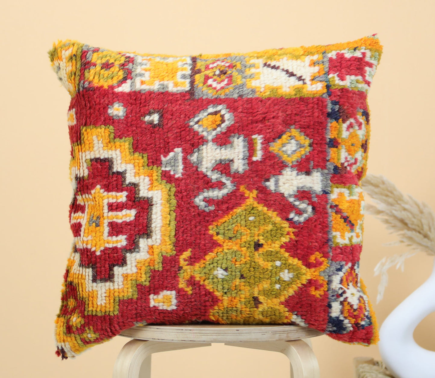 Ulysa Vintage Boujaad Pillow - Wavlynn