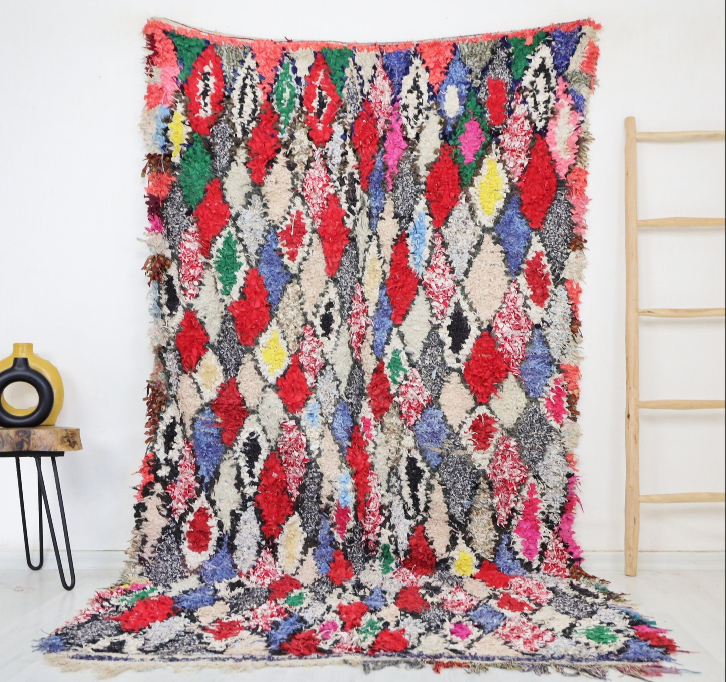 Elyan Moroccan Rug 4'9" x 8'7" - Wavlynn