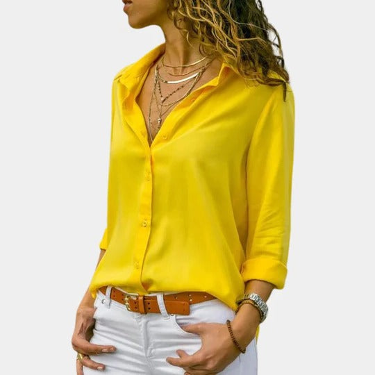 Women's lightweight neutral shirt relaxed-fit design for unrestricted movement versatile casual wear