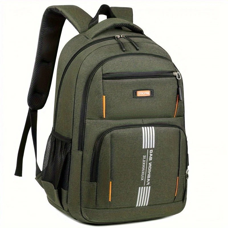 Wavlynn black professional business backpack with multi-compartment design and padded laptop sleeve