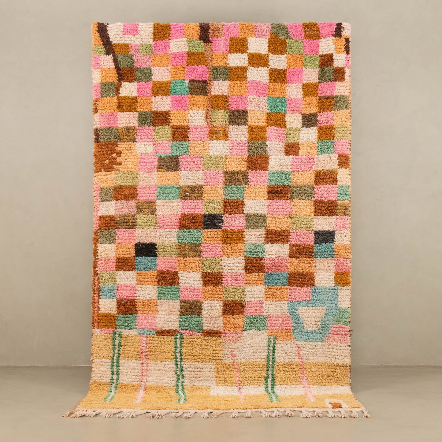 Kawtar - vintage boujad rug - Wavlynn