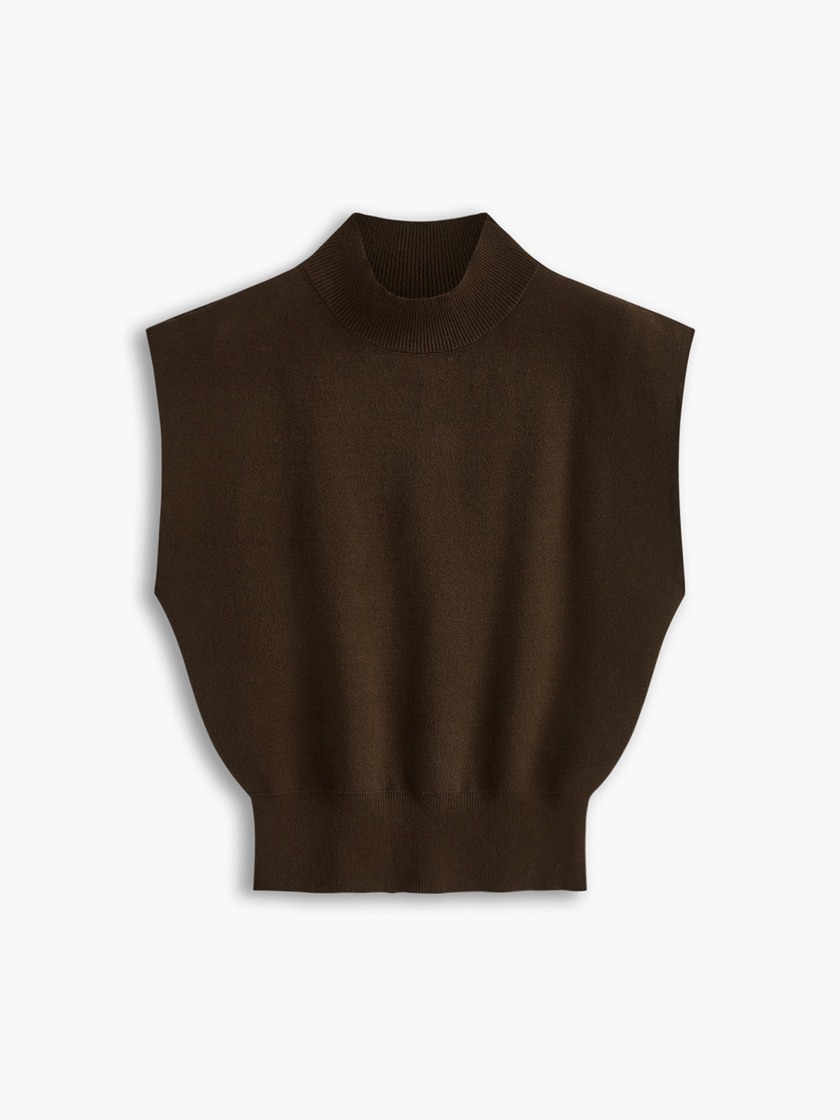 Solid pullover sweater vest casual knit sleeveless top with slight stretch for all-day comfort
