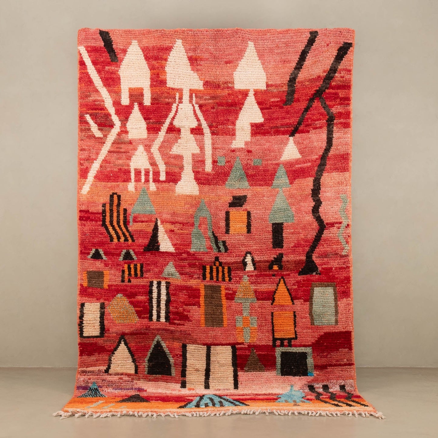 Nejma - vintage boujad rug - Wavlynn