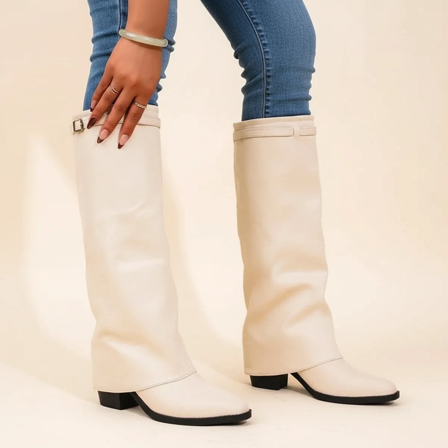 Women's Western Style Slouch Boots