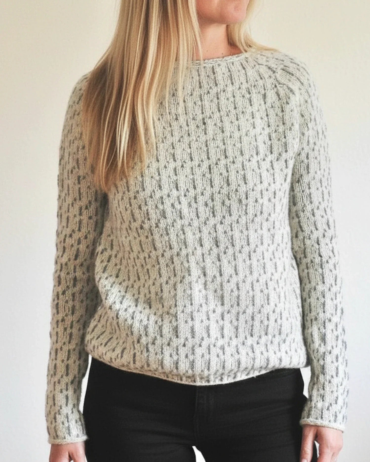 Boat Neck Structure Knitted Sweater Light Yellow