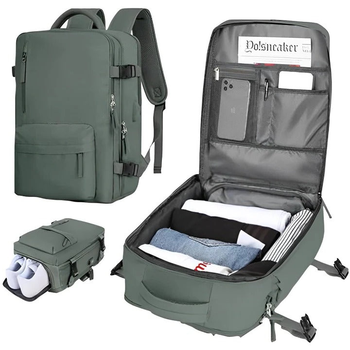 Wavlynn women's travel backpack multi-compartment premium design for commuters and adventurers