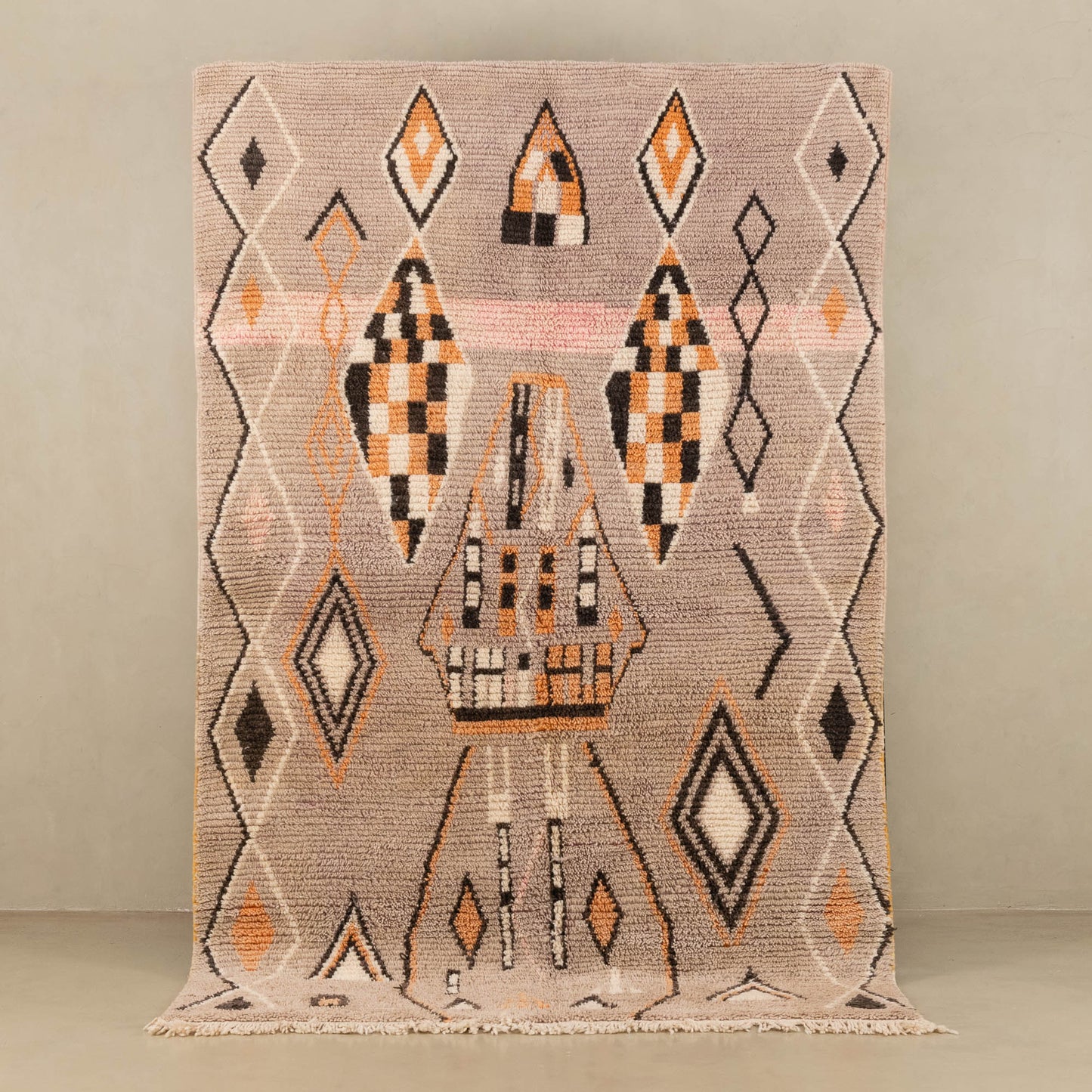 Zayar - vintage boujad rug - Wavlynn