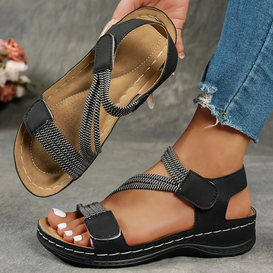 Women's Priscilla casual comfort sandals featuring supportive design for effortless everyday style